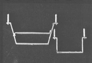 Detail Associates 6418 HO Scale Stirrups -- Mechanical Reefer pkg(7)