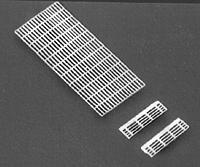 Detail Associates 6502 HO Scale Caboose Parts -- End Steps & Platforms (Photo-Etched Metal) pkg(2)
