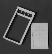 Detail Associates 7201 HO Scale Door Parts -- Baggage 48"