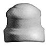Detail Associates 8021 N Scale Domes -- Sand, Baldwin pkg(2)
