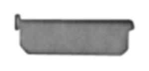 Detail Associates 8214 N Scale Sunshades pkg(4) -- E & F Units (plastic)