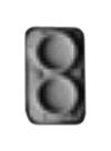 Detail Associates 8217 N Scale Headlights -- Dual, Late (plastic) pkg(4)