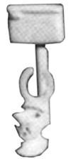 Detail Associates 8421 N Scale Interior Details -- Toilet Bowl & Tank