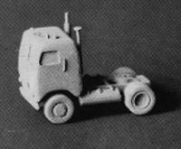 Detail Associates 8705 N Scale Truck -- White Cabover