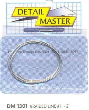 Detail Master 1301 1/24-1/25 2ft. Braided Line #1 (.020")