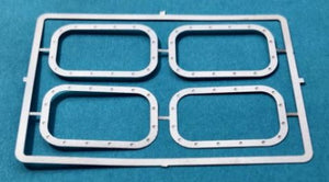 Detail Master 2587 1/24-1/25 Peterbilt 352 Headlight Bezels