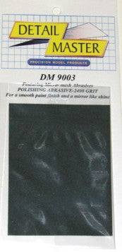 Detail Master 9003 Polishing Abrasive 2400 Grit (4"x3")