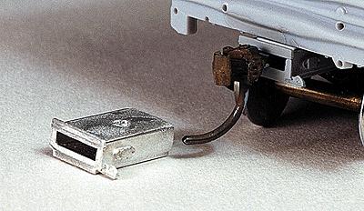 Details West 1022 HO Scale Coupler Pocket, Non-Cushion -- For Early to Late Era 40' & 50' Freight Cars