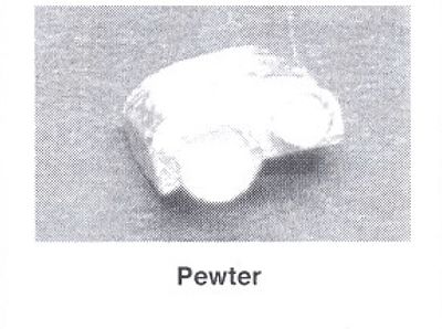 Details West 347 HO Scale Air Horn -- Shrouded, Two-Chime (Pewter) for CB&Q & GN