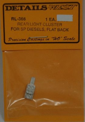 Details West 366 HO Rear Light Cluster Flat Back for SP Diesels (D)