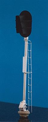 Details West 940 HO Scale Union Switch & Signal Block Signal - Assembled -- 3 Aspect w/Snow Shield