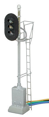 Details West 946 All Scale US&S R-2 Style LED Signal w/Relay Base - Assembled