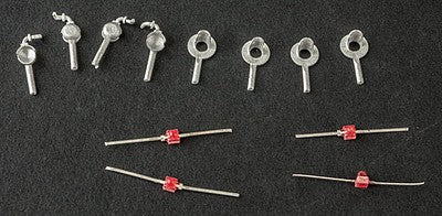 Details West 959 HO Scale Extra Crossing Signal Lights forDetails West 913 w/LED -- pkg(2)
