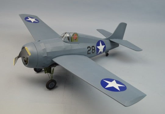 Dumas Products 339 30" Wingspan F4F Wildcat Rubber Pwd Aircraft Laser Cut Kit