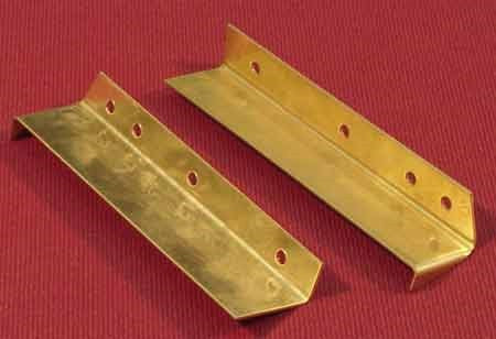Dumas Products 7002 Brass Trim Plate (Pair) for 1404 (D)
