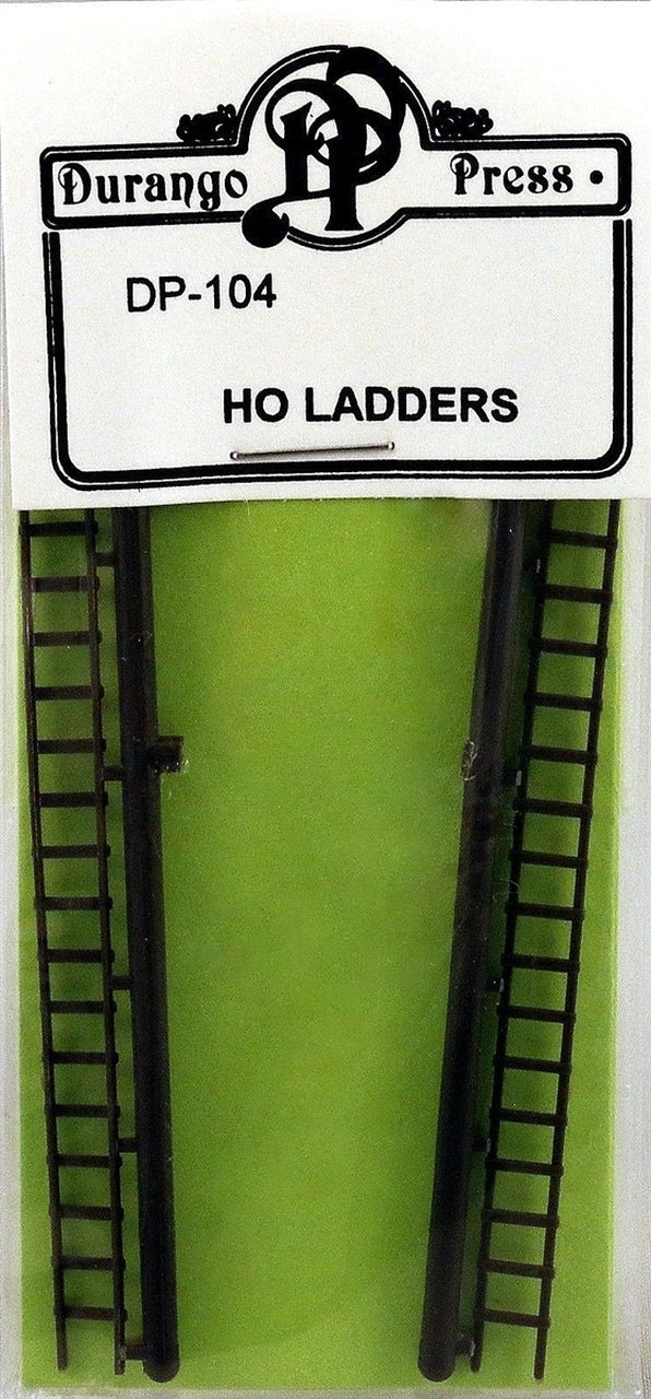 Durango Press 104 HO Scale Miniature Tools -- Ladders, Plastic pkg(2)