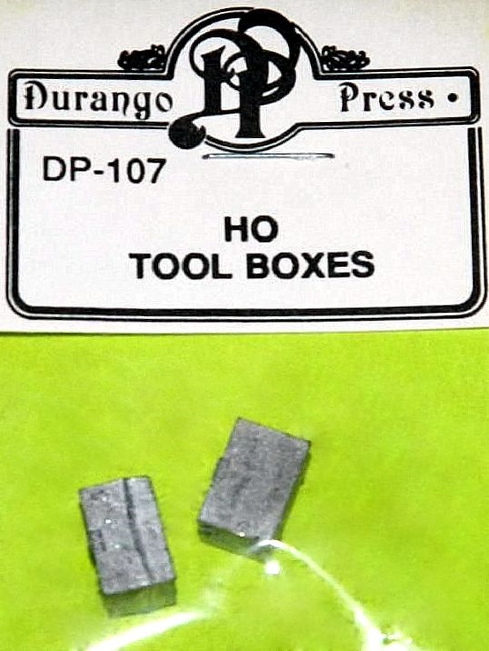 Durango Press 107 HO Scale Miniature Tools -- Large Tool Boxes pkg(2)