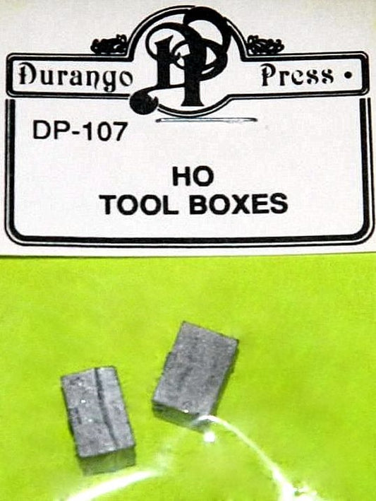 Durango Press 107 HO Scale Miniature Tools -- Large Tool Boxes pkg(2)