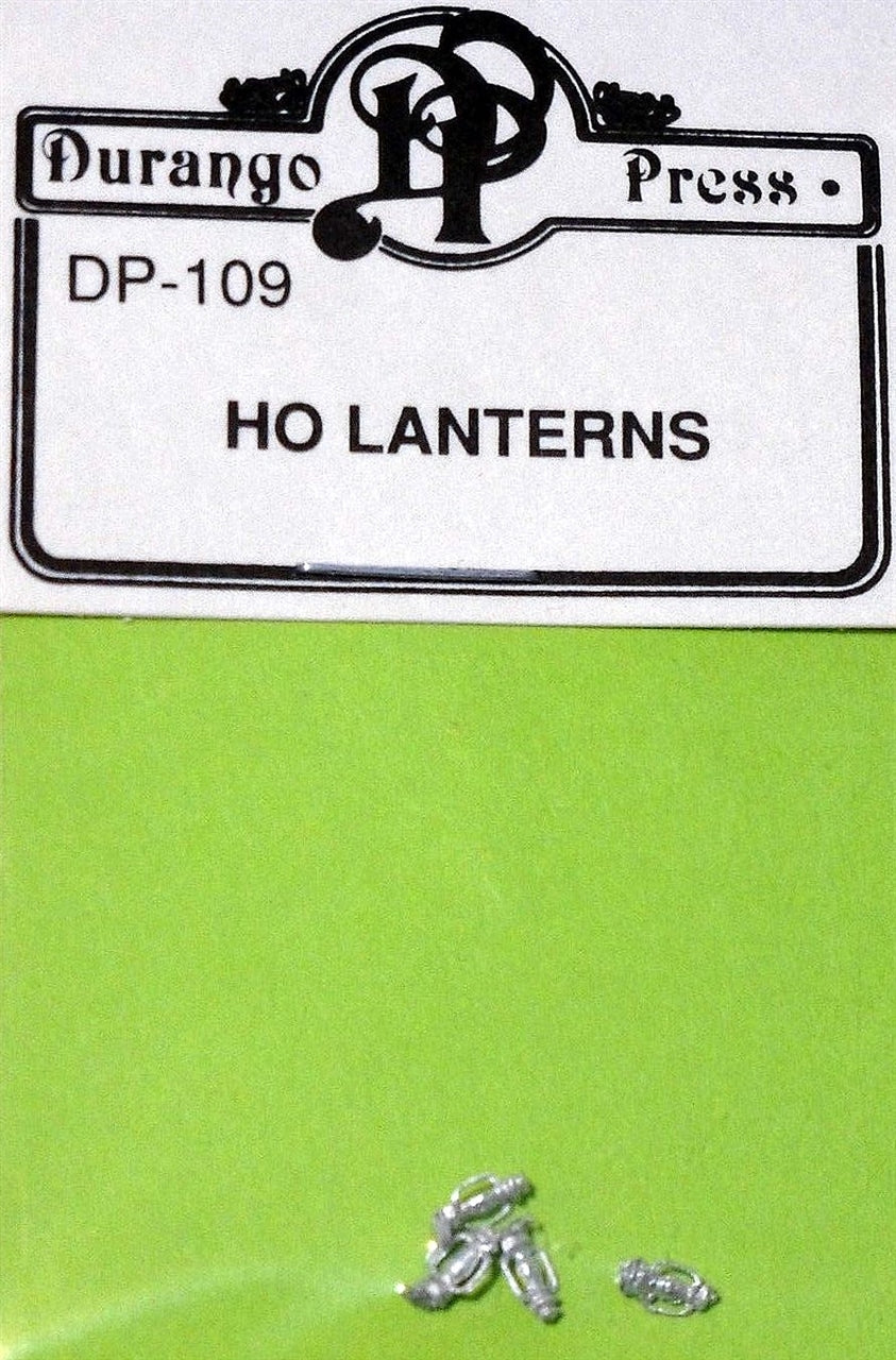 Durango Press 109 HO Scale Miniature Tools -- Lanterns pkg(4)