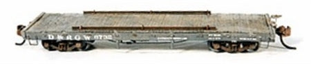 Durango Press 116 HOn3 Scale Idler Flat Car Kit -- Denver & Rio Grande Western