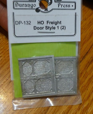 Durango Press 132 HO Scale Freight Door pkg(2) -- Style #1