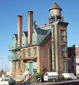 Downtown Deco 1045 HO Scale Gugisberg & Sons Machining -- Cast Plaster Kit - 5 x 8" 12.7 x 20.3cm