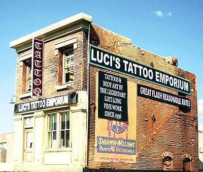 Downtown Deco 2012 N Scale Luci's Tattoo Emporium -- Kit