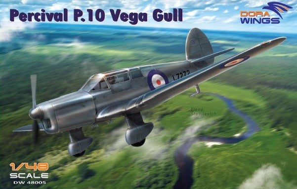 Dora Wings 48005 1/48 Percival P10 Vega Gull British Four-Seater Aircraft