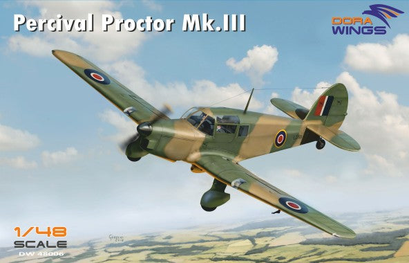 Dora Wings 48006 1/48 Percival Proctor Mk III British Radio Trainer Aircraft