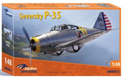 Dora Wings 48012 1/48 Seversky P35 Fighter