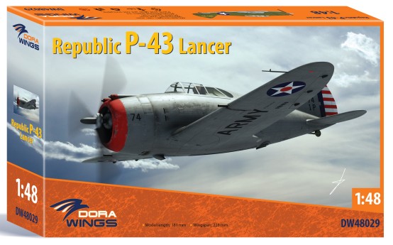 Dora Wings 48029 1/48 Republic P43 Lancer Aircraft