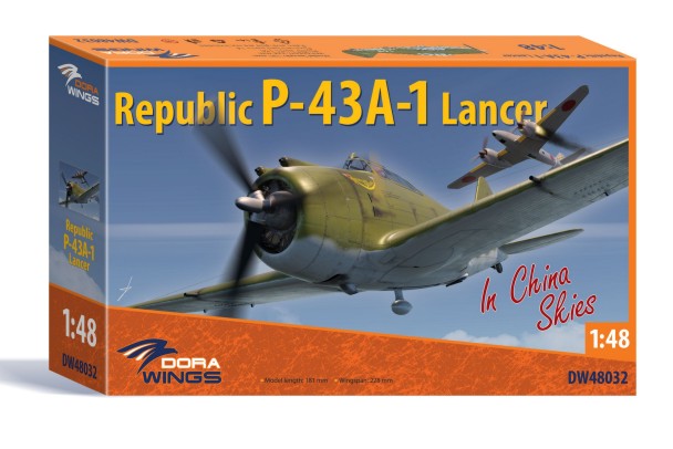 Dora Wings 48032 1/48 Republic P43A1 Lancer in China Skies Aircraft