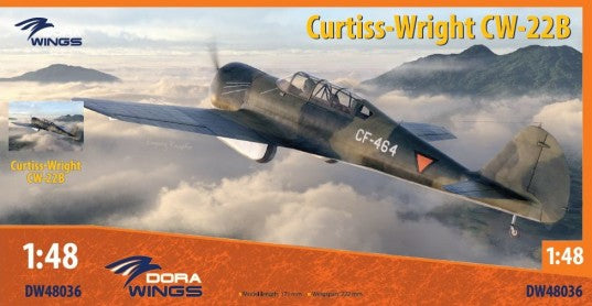 Dora Wings 48036 1/48 Curtiss Wright CW22B Advanced Trainer Aircraft