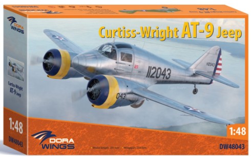 Dora Wings 48043 1/48 Curtiss Wright AT9 Jeep Advanced Trainer Aircraft