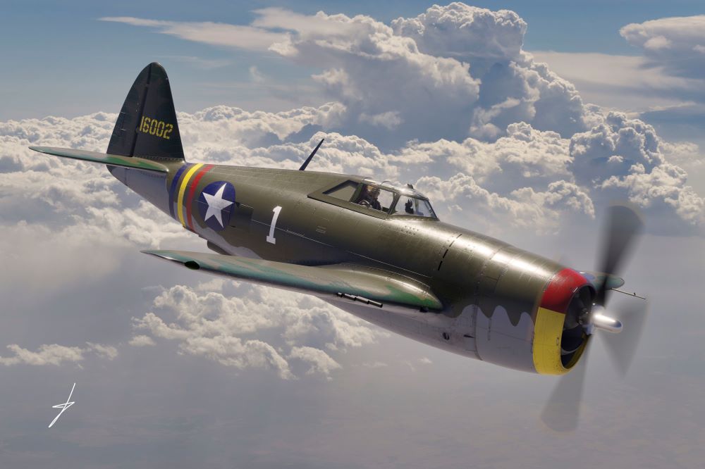 Dora Wings 48051 1/48 Republic P47B Thunderbolt Aircraft