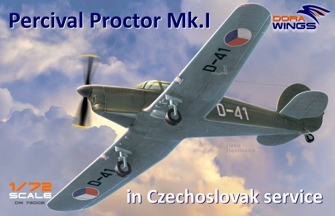 Dora Wings 72003 1/72 Percival Proctor Mk I Czech Service Communication Aircraft