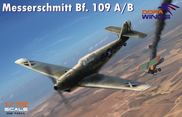 Dora Wings 72011 1/72 Messerschmitt Bf109A/B Legion Condor Aircraft