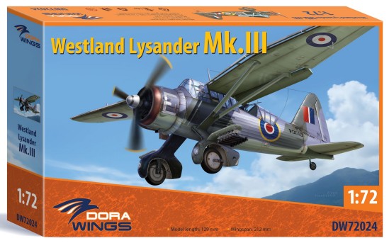 Dora Wings 72024 1/72 Westland Lysander Mk III Aircraft