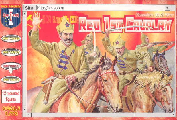 Orion Figures 72011 1/72 Red 1st Cavalry Russian Civil War 1918 (12 Mtd) (D)