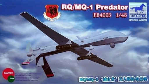 Bronco Models 4003 1/48 RQ/MQ1 Predator Unmanned Aircraft