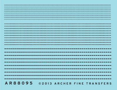 Archer Fine Transfers 88095 Surface Details: 1/72-1/32 Generic Piano Hinge for Any Model (3 diff sizes)