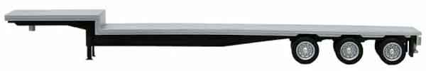 Promotex 5332 1/87 Scale 3-Axle Dropdeck Flatbed Trailer All Or