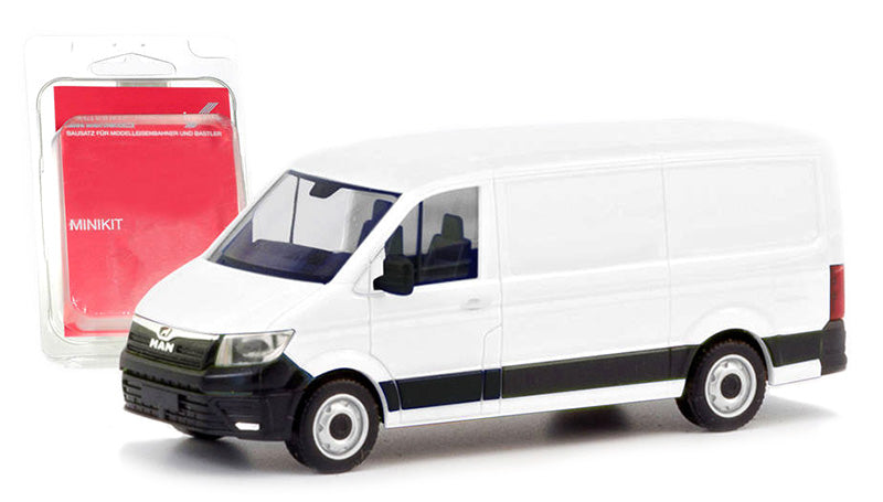 Herpa 13857 1/87 Scale Man Tge Flat Roof Cargo Van Minikit