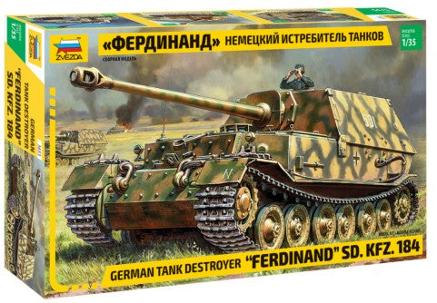 Zvezda 3653 1/35 German SdKfz 184 Ferdinand Tank Destroyer