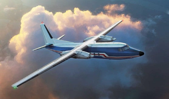 Italeri 1430 1/72 Fokker F27-400 Friendship Twin-Engine Aircraft (D)