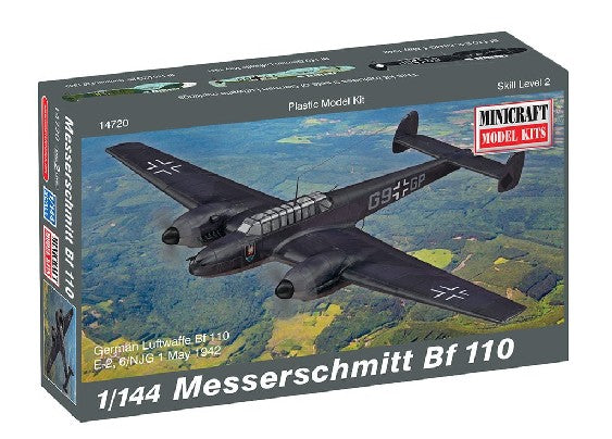 Minicraft 14720 1/144 Messerschmitt Bf110 Fighter