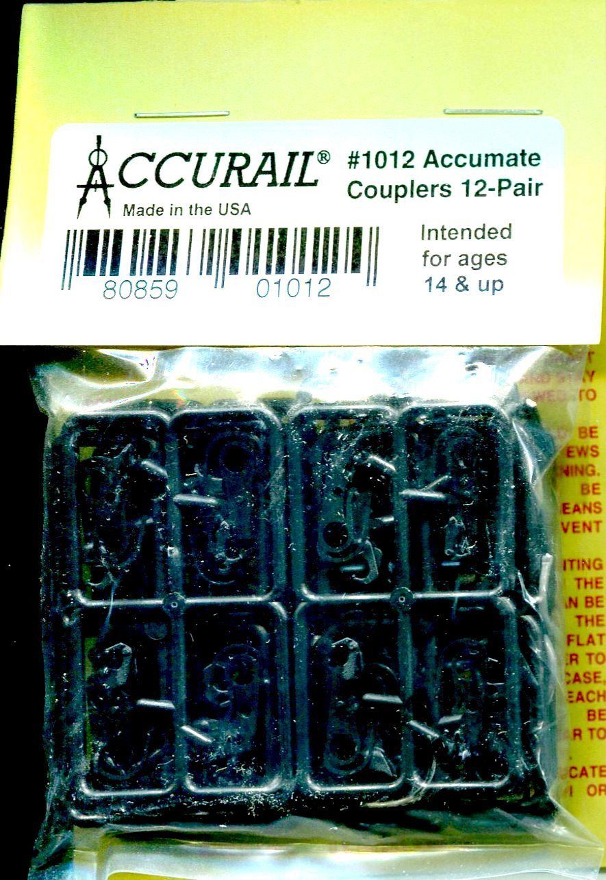 Accurail 1012 Ho Accumate Mag Couplers 12Pr
