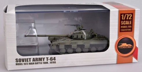 Modelcollect AS72108 1/72 Soviet Army T64 Model 1972 Main Battle Tank 1970s (Assembled Plastic)