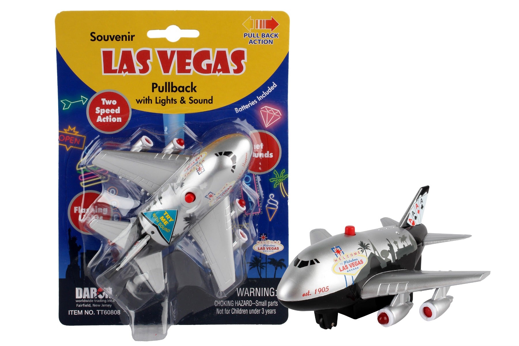 Daron Toytech TT60808 Las Vegas Pullback W/Light & Sound
