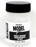 Badger 16801 Modelflex Decal Setting Solution 1oz. Bottle